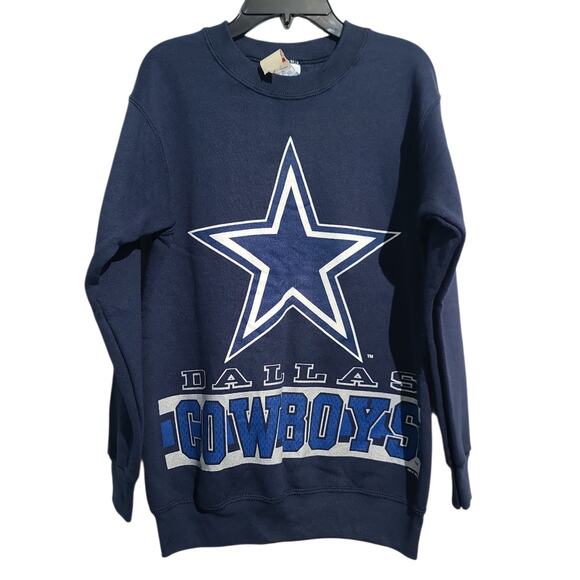 Vintage Dallas Cowboys Kids Sweatshirt NWT Size L (14/16) - Picture 1 of 4